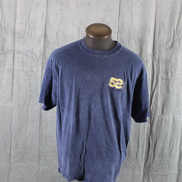 Winnipeg Blue Bombers Shirt (VTG) - Stone Wash 50th Anniversary - Men's Large - Picture 3 of 7